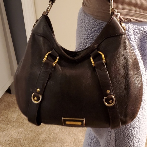 vintage burberry leather shoulder bag